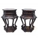 Chinese Antique Carved Rosewood Pedestal Table/Plant Stand 28XH77