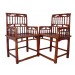 Chinese Antique Southern Official's Hat Armchairs (set)