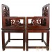 Chinese Antique Massive Carved Official ArmChairs 7L36